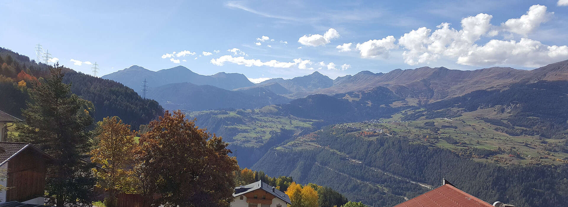 View from the Walch guest house in Fendels