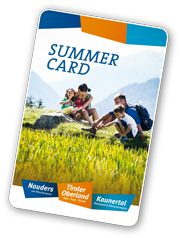 Summercard Kaunertal Tiroleroberland Nauders