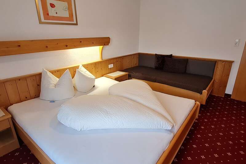 Triple room in apartment 2 in the Walch guest house