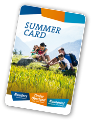 Summercard Kaunertal Tiroleroberland Nauders